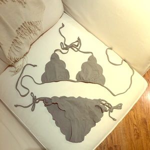 Marysia Swim ‘Mott’ scalloped edge bikini set